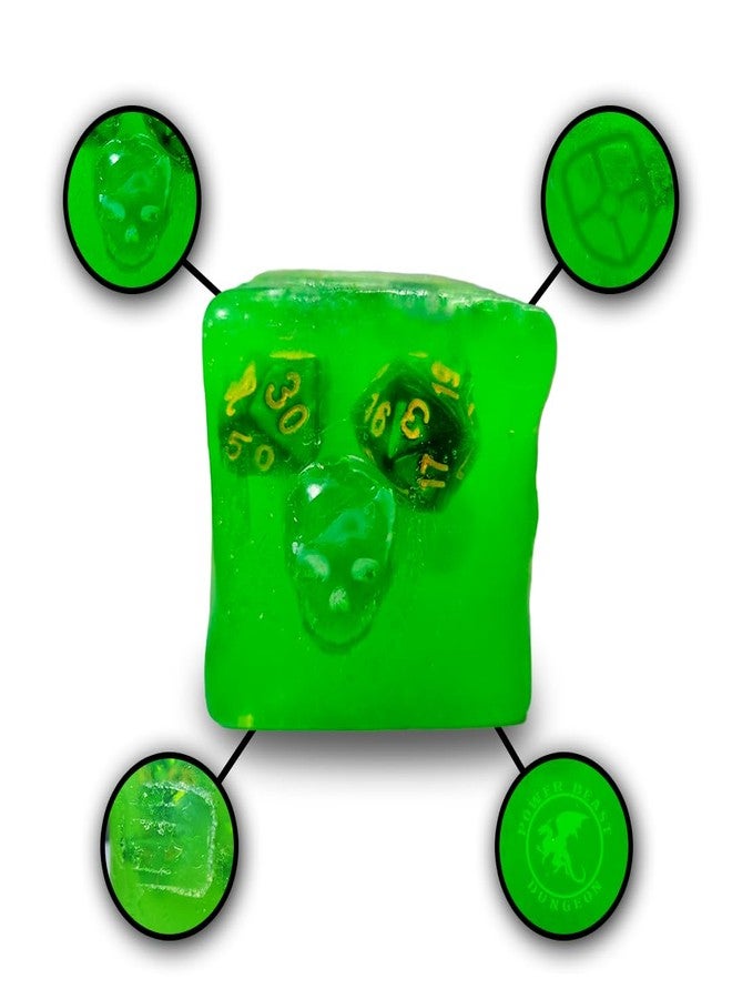 POWER BEAST DND Soap Dice Jail Gelatinous Cube, Dice Jail Prison, Time Out Gelatinous Cube, D&D, Dungeon Master, Dungeons and Dragons. - Image 3